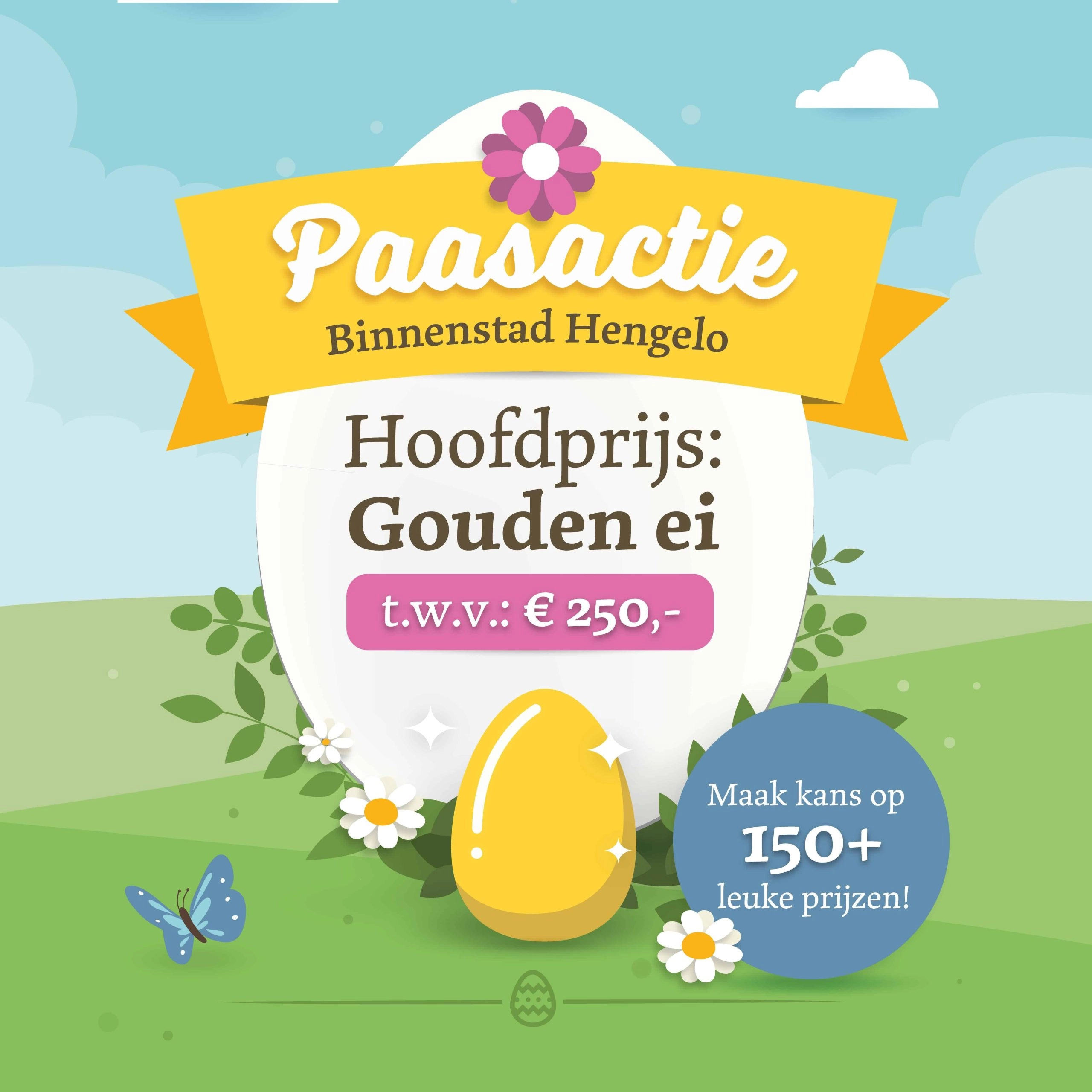 Hengelose binnenstad ondernemers starten Paasactie