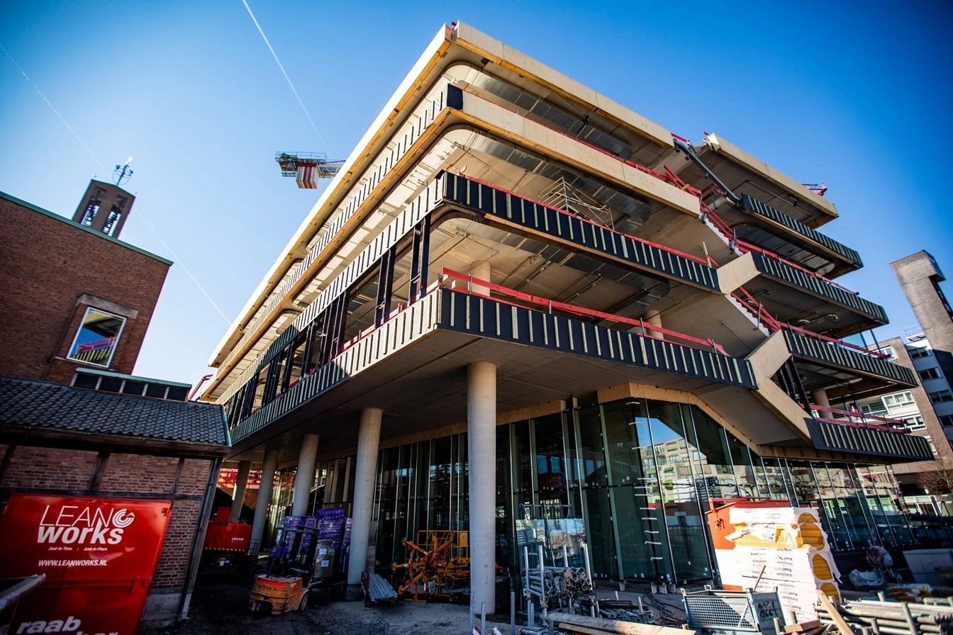 In beeld: zo staat het met de bouw van het nieuwe stadskantoor