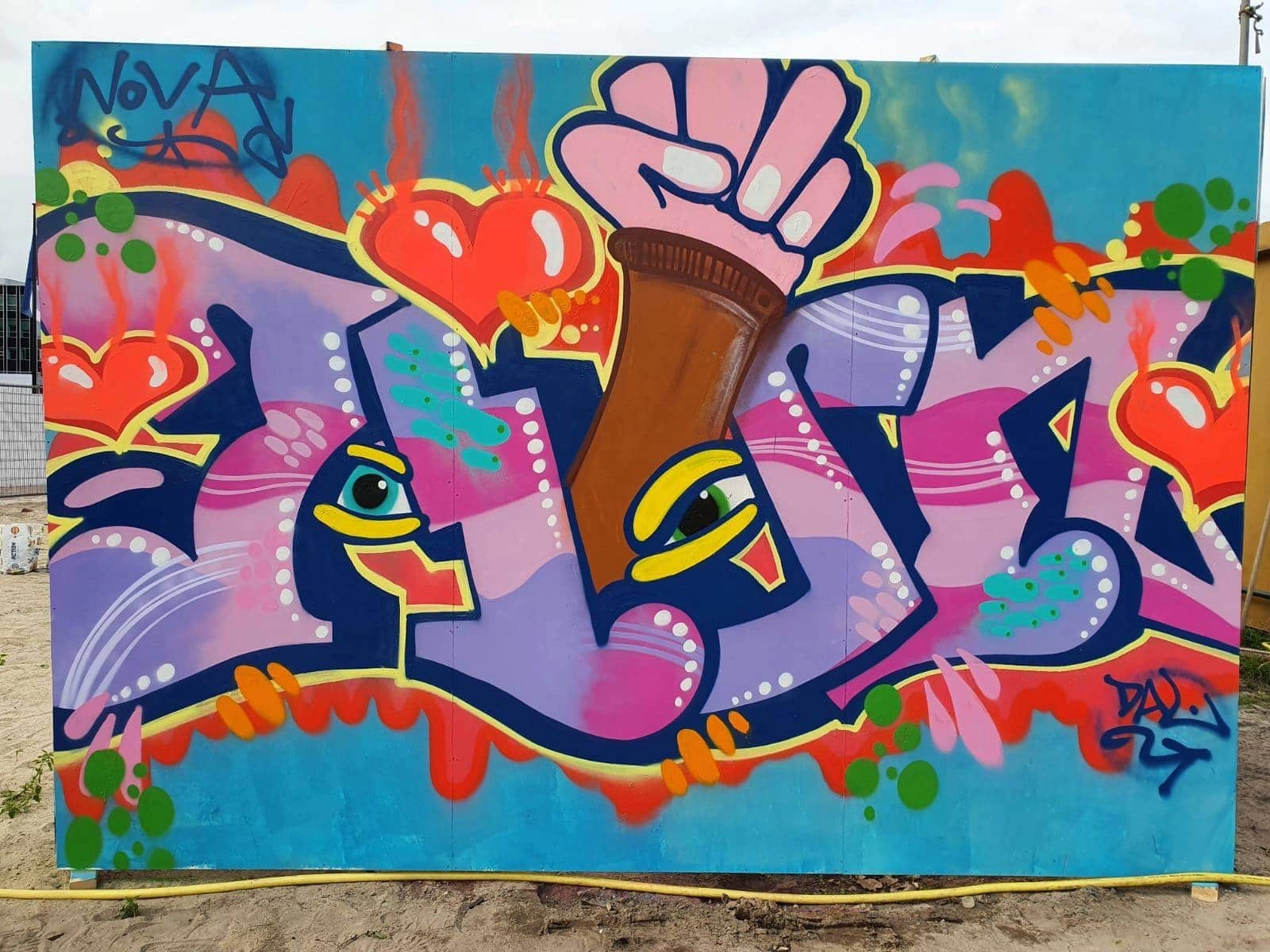 Streetart in de binnenstad
