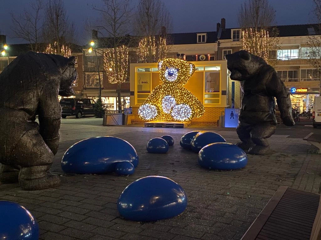 Eyecatchers verlichten de stad