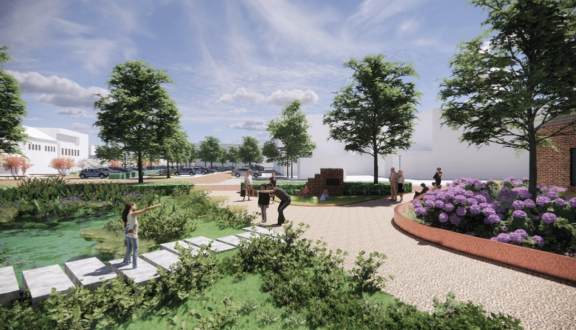 Er ligt een voorlopig ontwerp voor het Wetplein