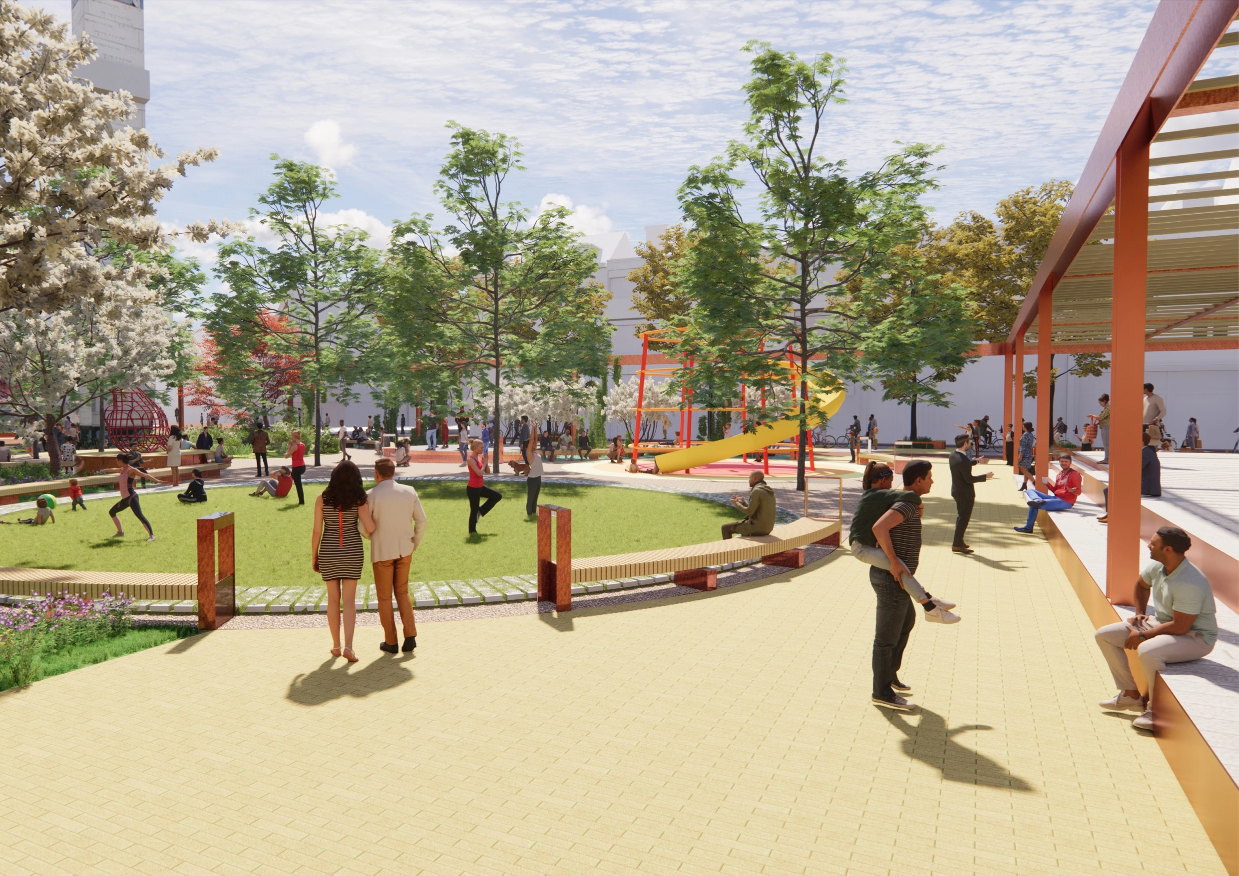 Het nieuwe Hengelose marktplein oogt straks vriendelijker: ‘Je wilt er blijven, het is niet meer zo versteend’