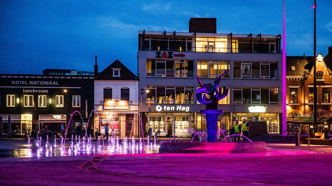 Fonteinen in winterslaap