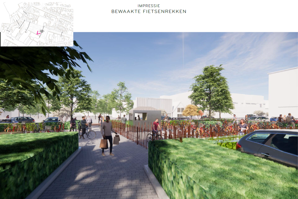 Bewaakte fietsenrekken