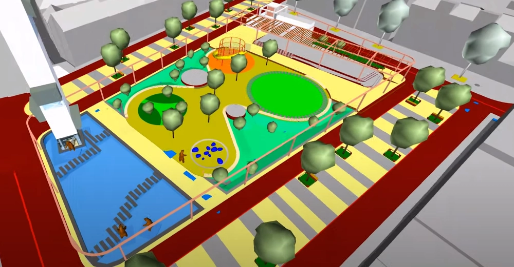 Wat ziet dat er mooi uit! | Het nieuwe marktplein in een animatie