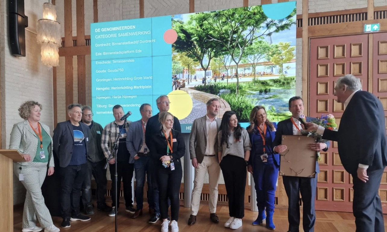 Hengeloos marktplein beloond met prijs