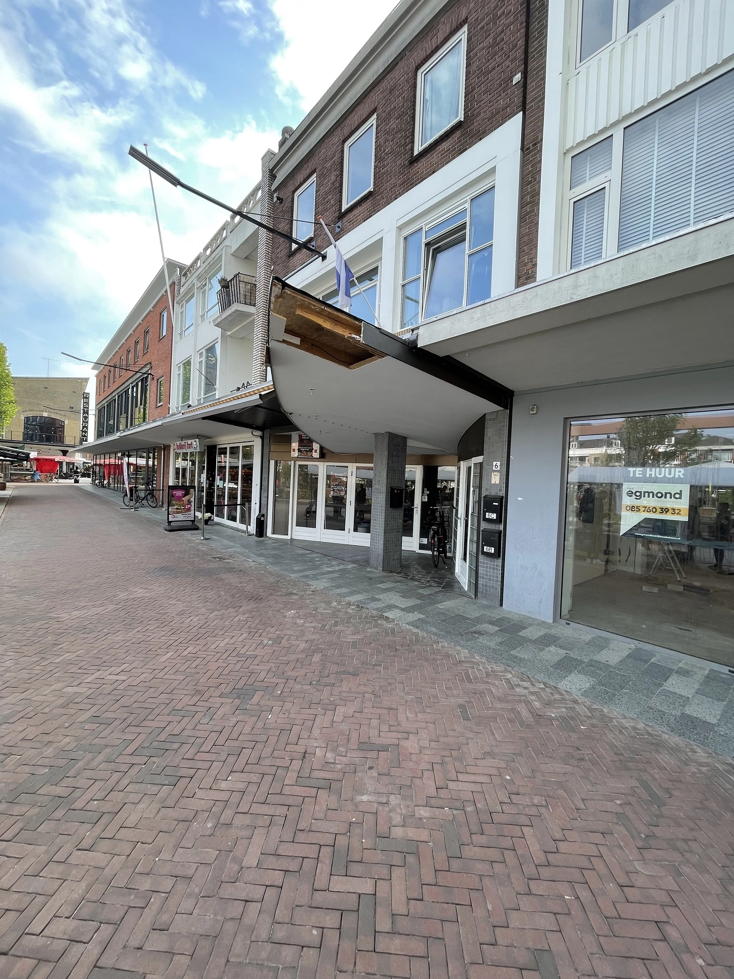 Nieuwe lunchroom aan het marktplein